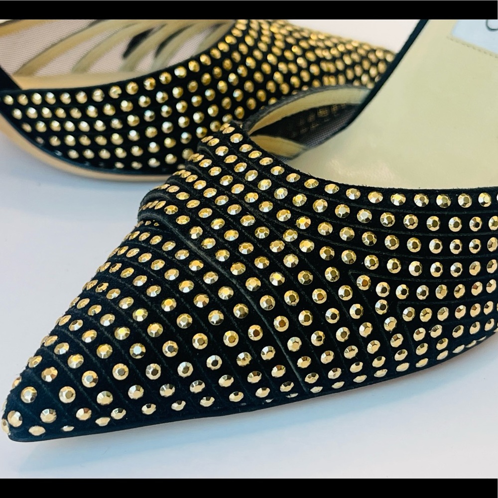 Jimmy Choo Size 8 Black & Gold heels - Picture 15 of 16